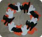 Halloween Foam Wreath