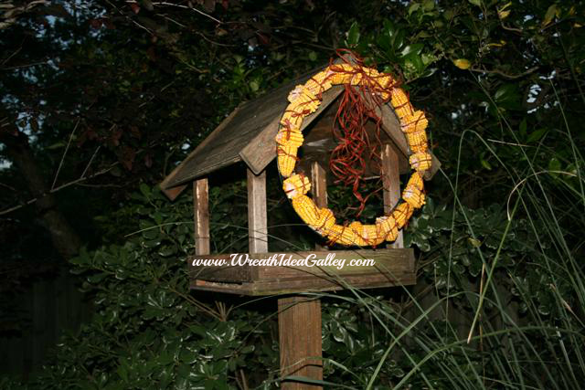 Easy to make #corn cob wreath