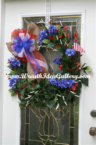 Patriotic Grapevine Wreath