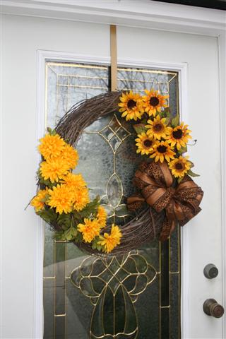 Sunflower Wreath