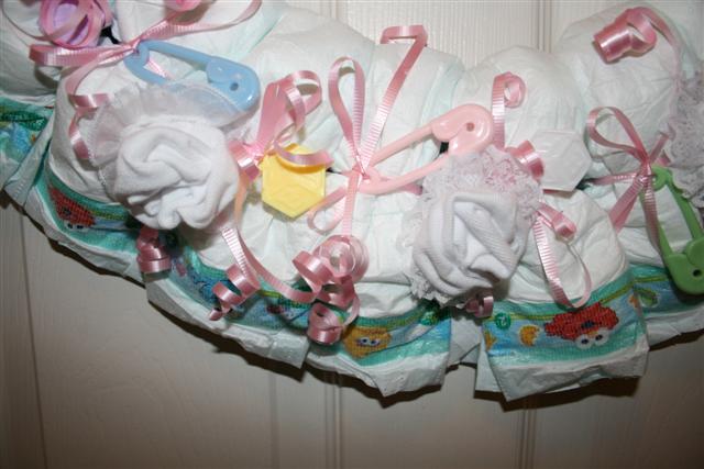 Diaper Wreath