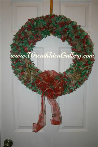 Fabric Wreath