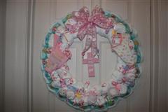 Diaper Wreath