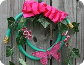 Garden Hose Wreath