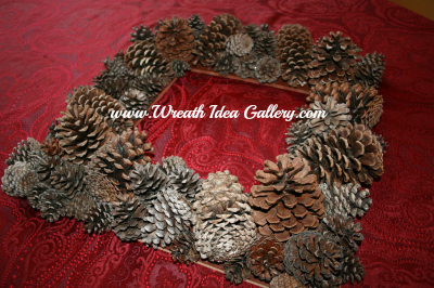 #pinecone wreath